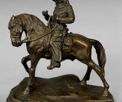 1972 Austin Productions Sculpture The Mountain Man After Frederic Remington