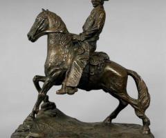 1972 Austin Productions Sculpture, The Mountain Man After Frederic Remington