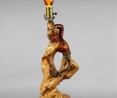 1954 Figural Lamp Arabian Dancer with Tambourine